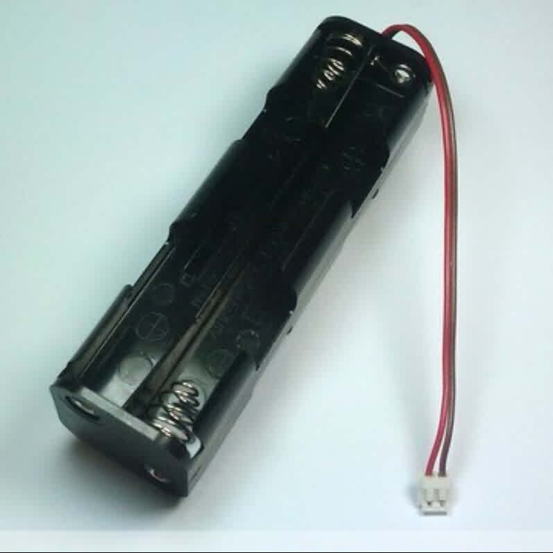 AA Battery Holders with 2-pin JST plug